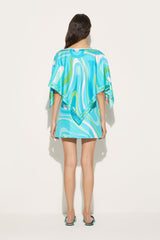 PUCCI Tops And Shirts | Women Iride-Print Silk Top