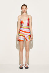 PUCCI Tops And Shirts | Women Iride-Print Silk-Twill Camisole