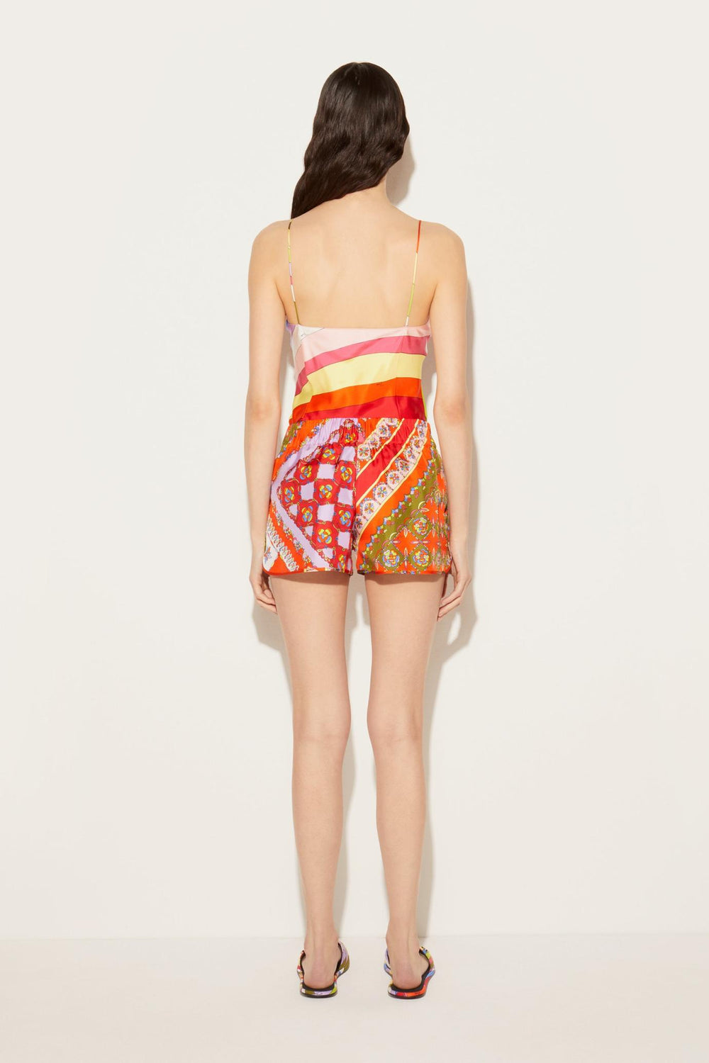 PUCCI Tops And Shirts | Women Iride-Print Silk-Twill Top