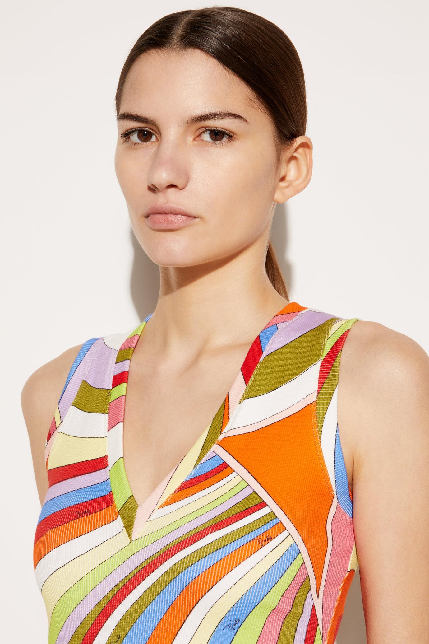 PUCCI Tops And Shirts | Women Iride-Print Tank Top