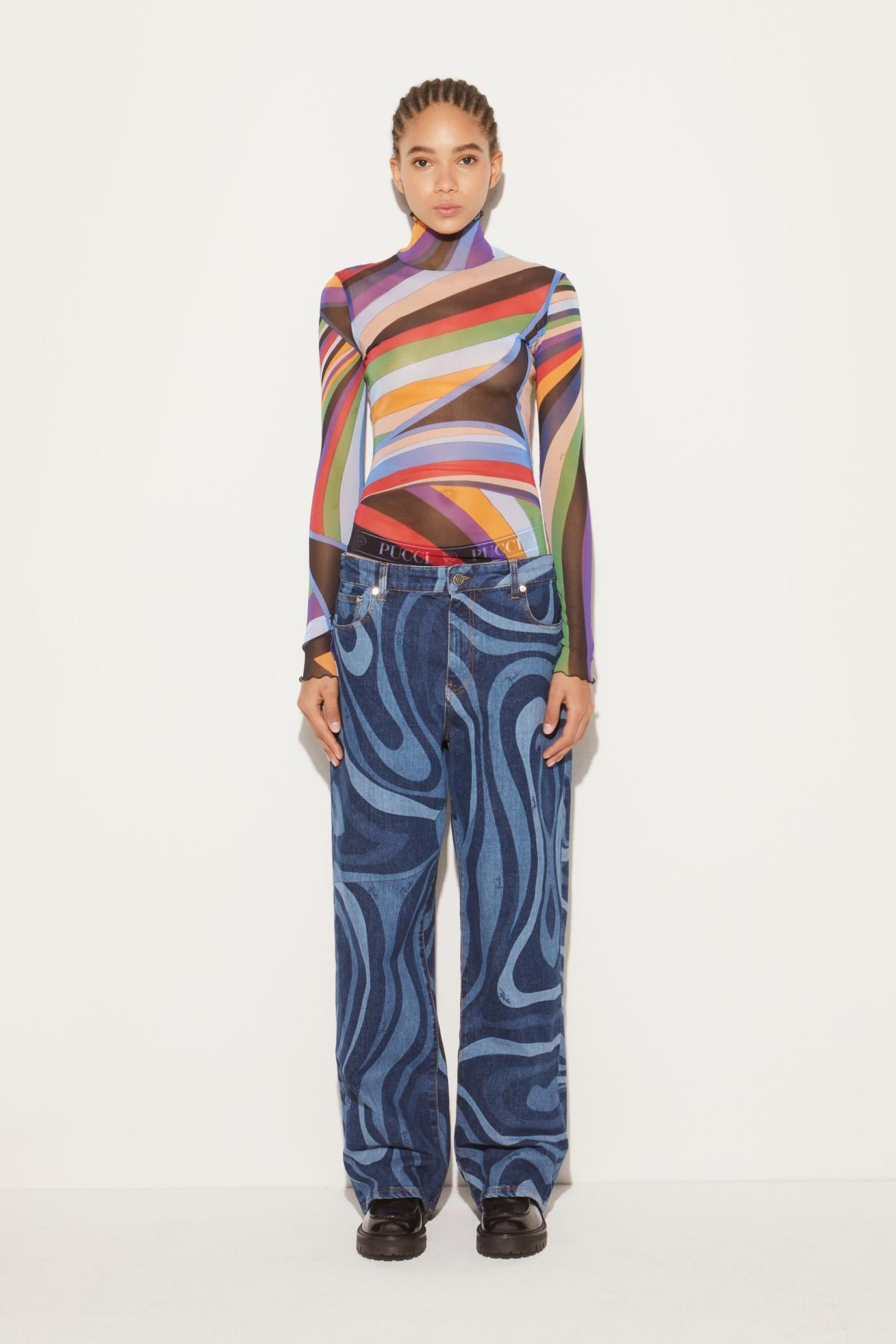 PUCCI Tops And Shirts | Women Iride-Print Top