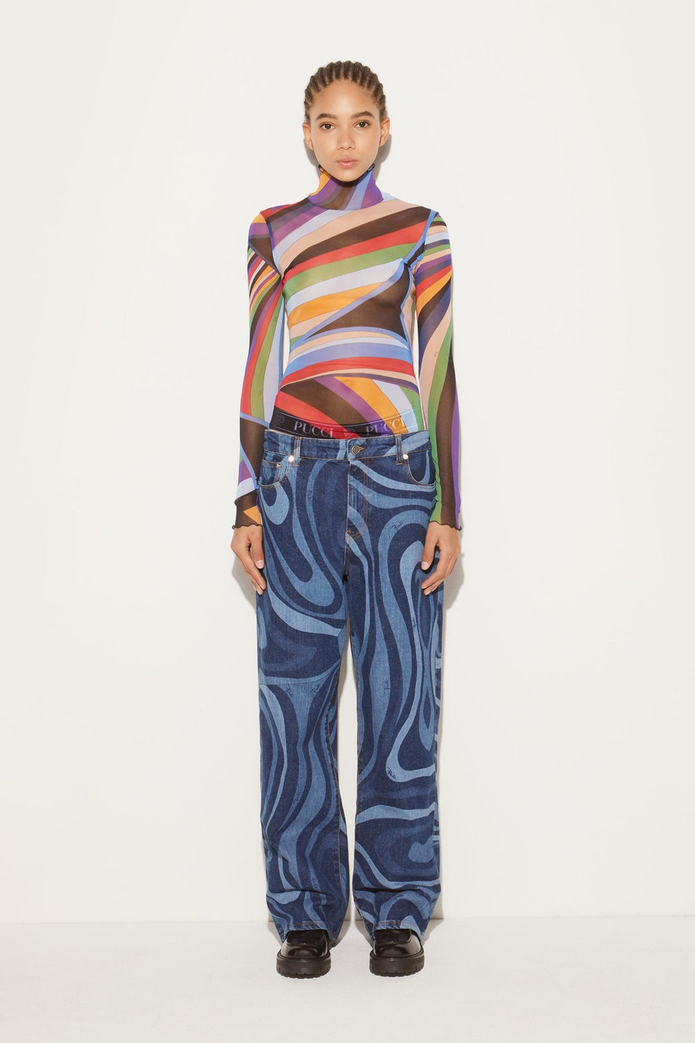 PUCCI Tops And Shirts | Women Iride-Print Top