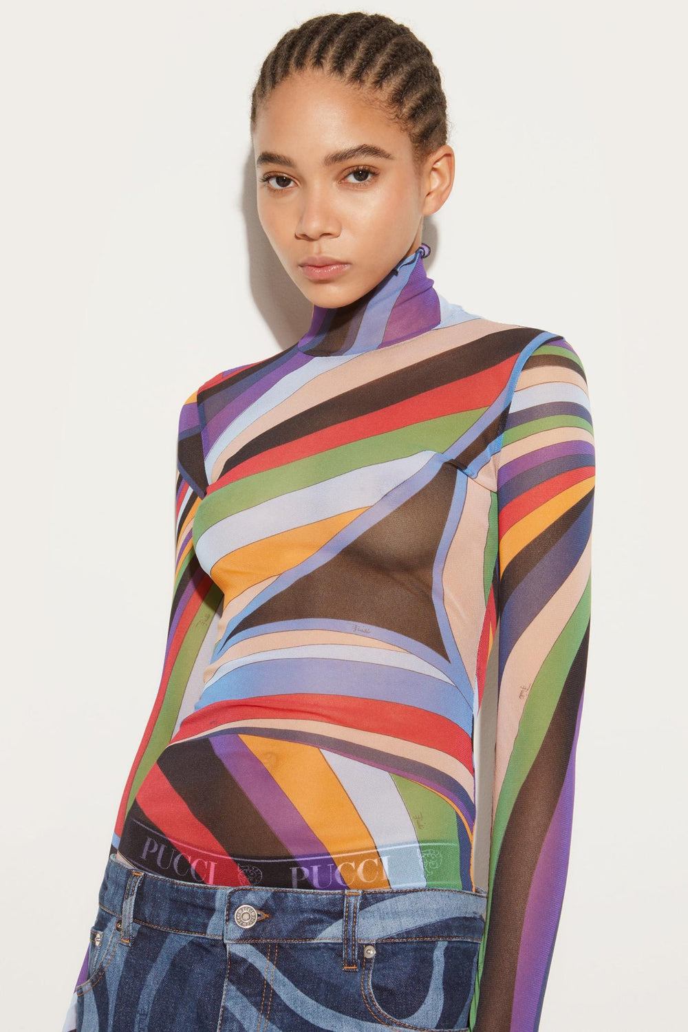 PUCCI Tops And Shirts | Women Iride-Print Top