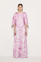 PUCCI Tops And Shirts | Women Marmo And Orchidee-Print Silk-Twill Top