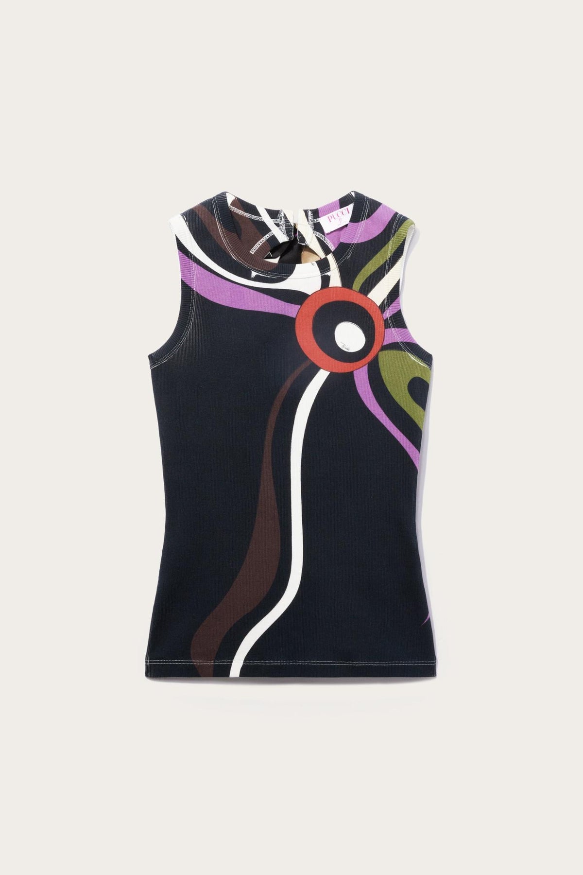PUCCI Tops And Shirts | Women Marmo-Print Cut-Out Tank Top