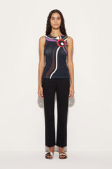 PUCCI Tops And Shirts | Women Marmo-Print Cut-Out Tank Top