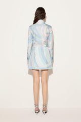 PUCCI Tops And Shirts | Women Marmo-Print Silk-Twill Shirt