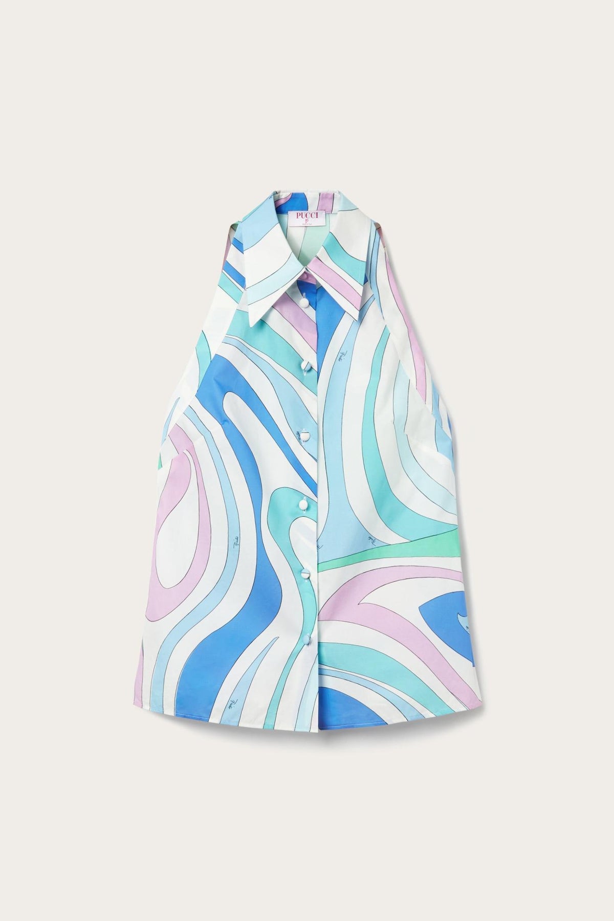 PUCCI Tops And Shirts | Women Marmo-Print Sleeveless Shirt