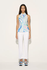 PUCCI Tops And Shirts | Women Marmo-Print Sleeveless Shirt