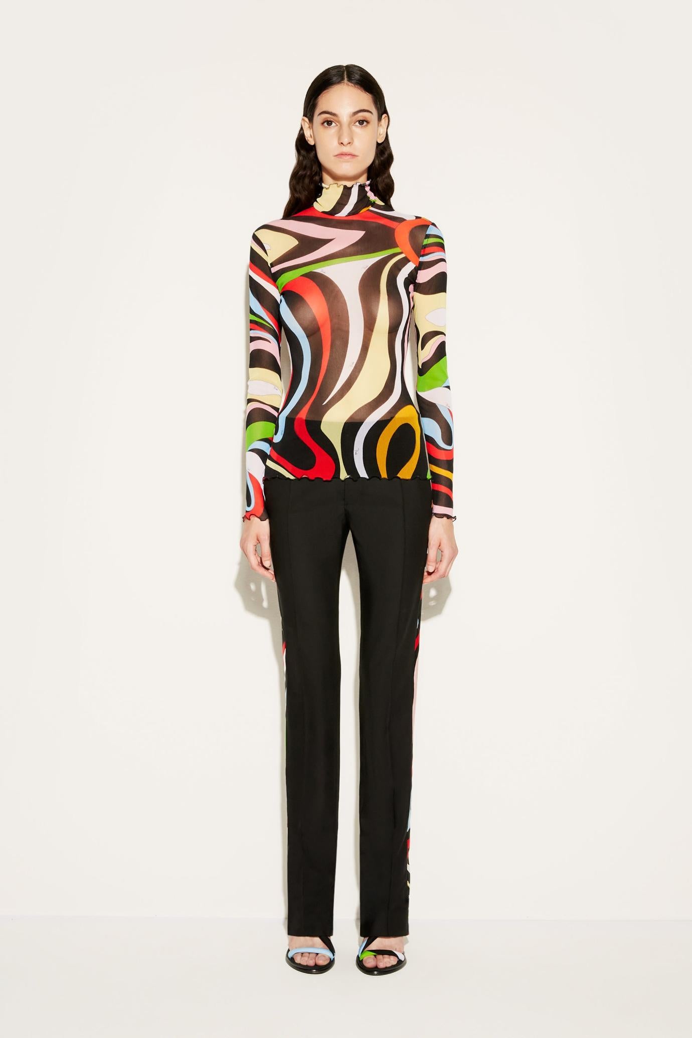 PUCCI Tops And Shirts | Women Marmo-Print Top