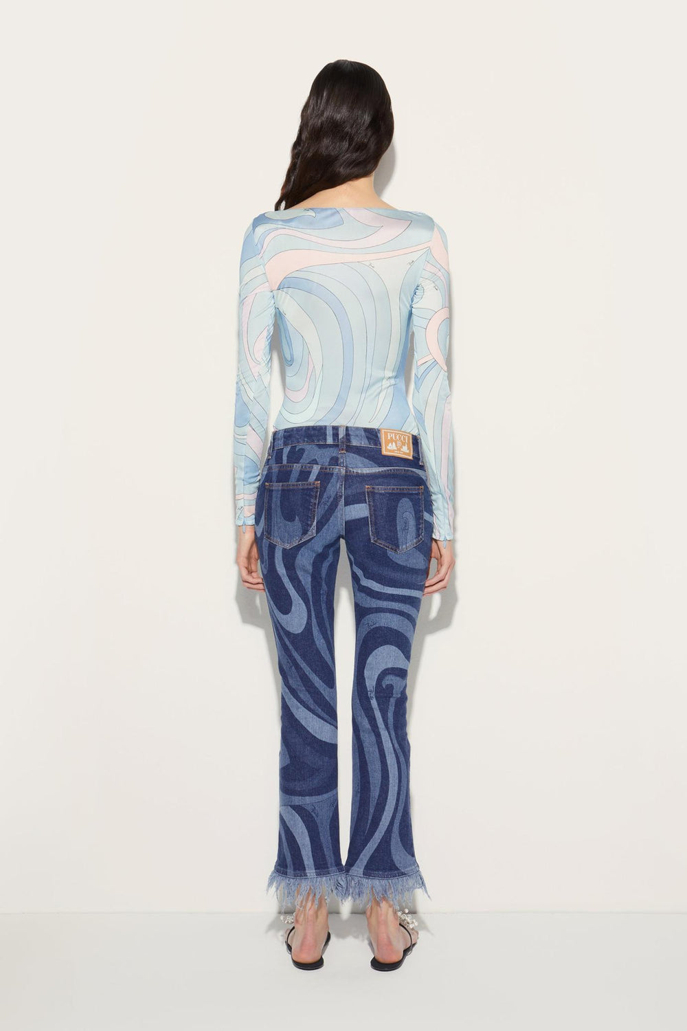 PUCCI Tops And Shirts | Women Marmo-Print Top