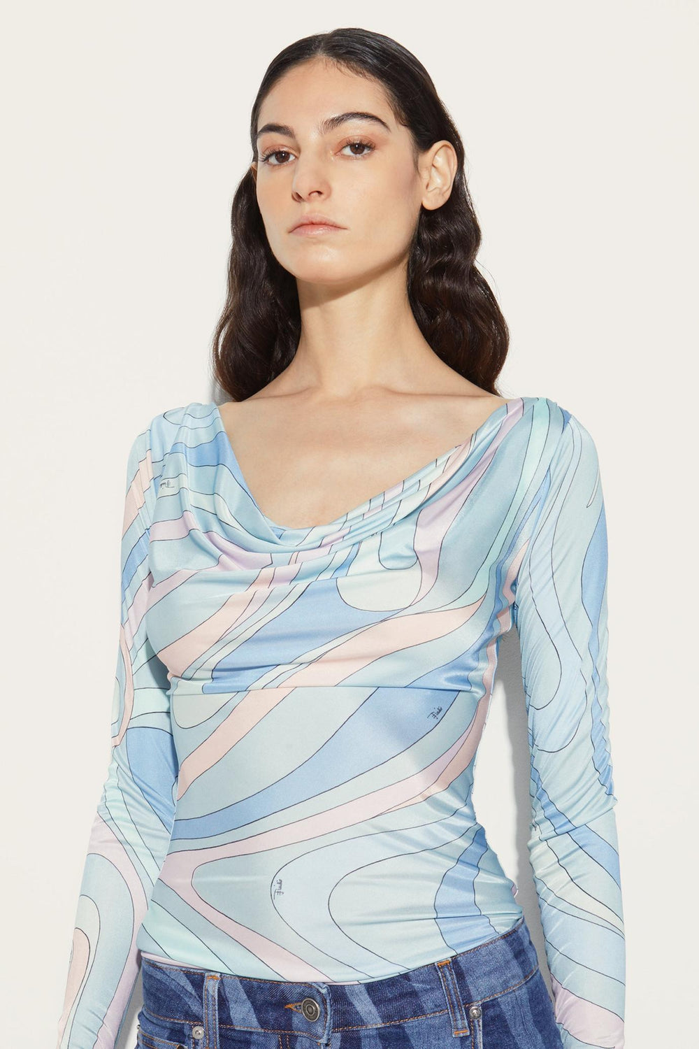 PUCCI Tops And Shirts | Women Marmo-Print Top