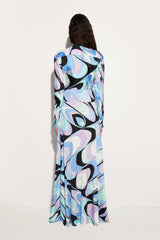 PUCCI Tops And Shirts | Women Onde-Print Silk Shirt