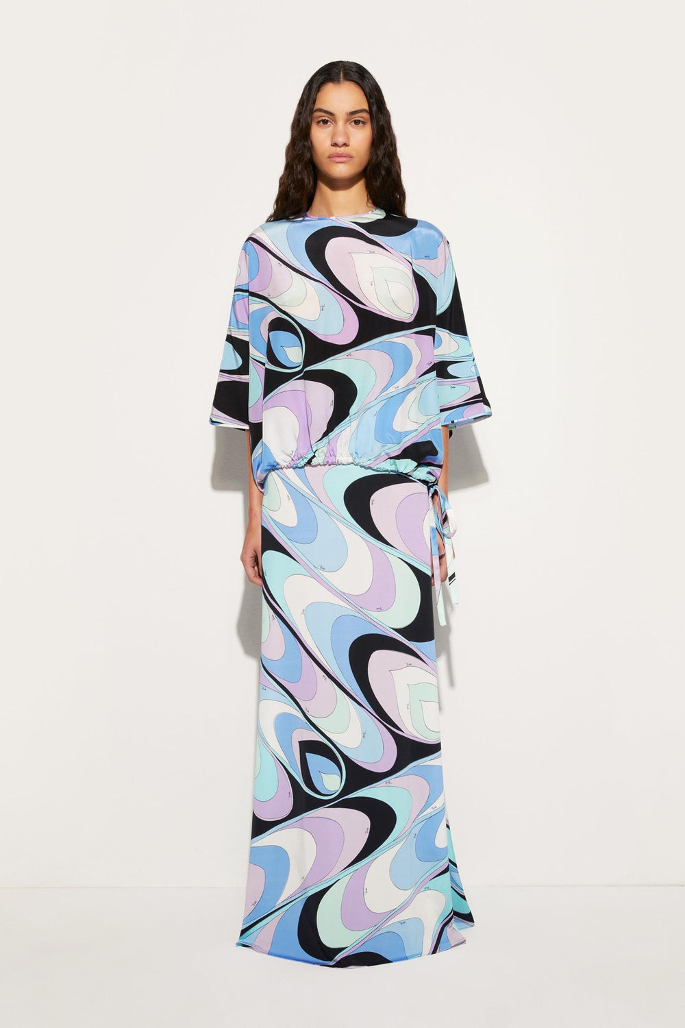 PUCCI Tops And Shirts | Women Onde-Print Silk Top