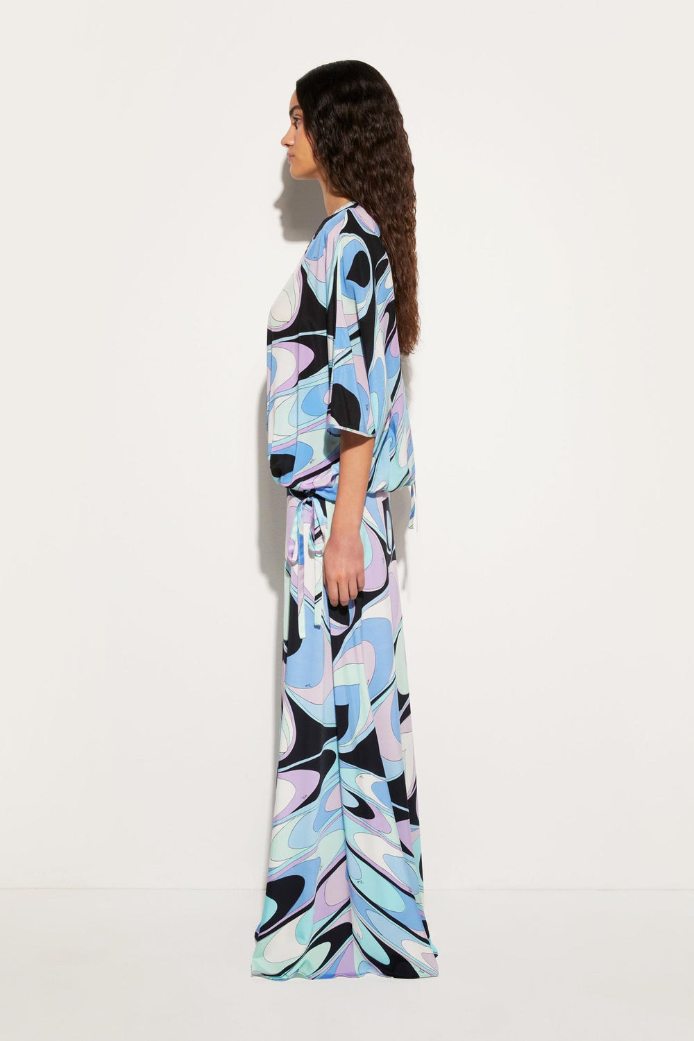 PUCCI Tops And Shirts | Women Onde-Print Silk Top