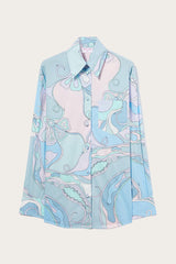 PUCCI Tops And Shirts | Women Orchidee-Print Cotton Shirt