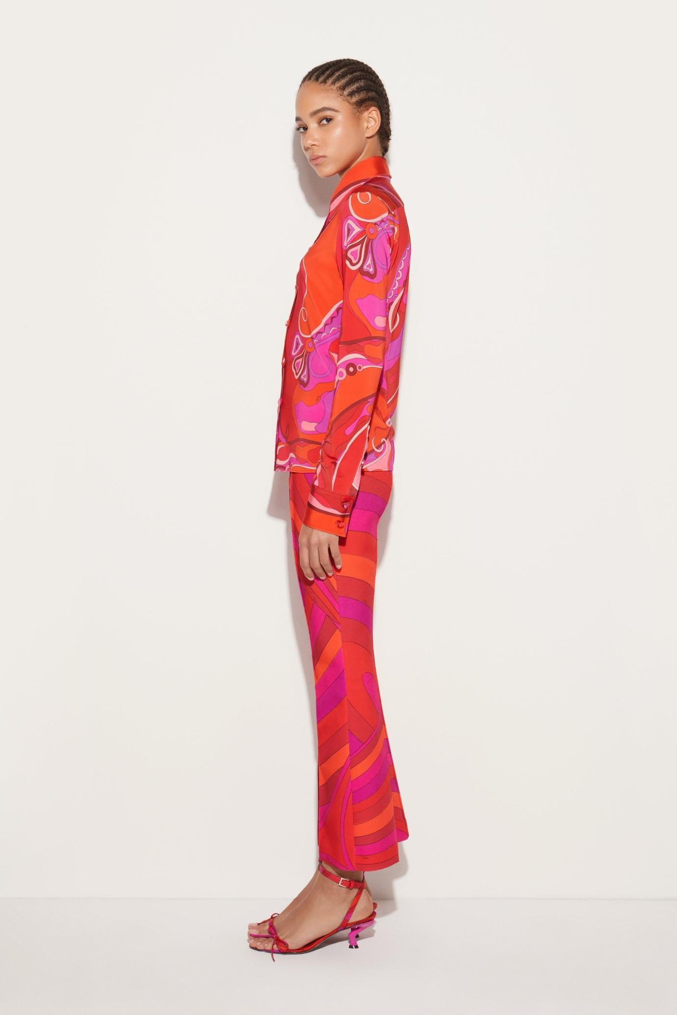 PUCCI Tops And Shirts | Women Orchidee-Print Shirt