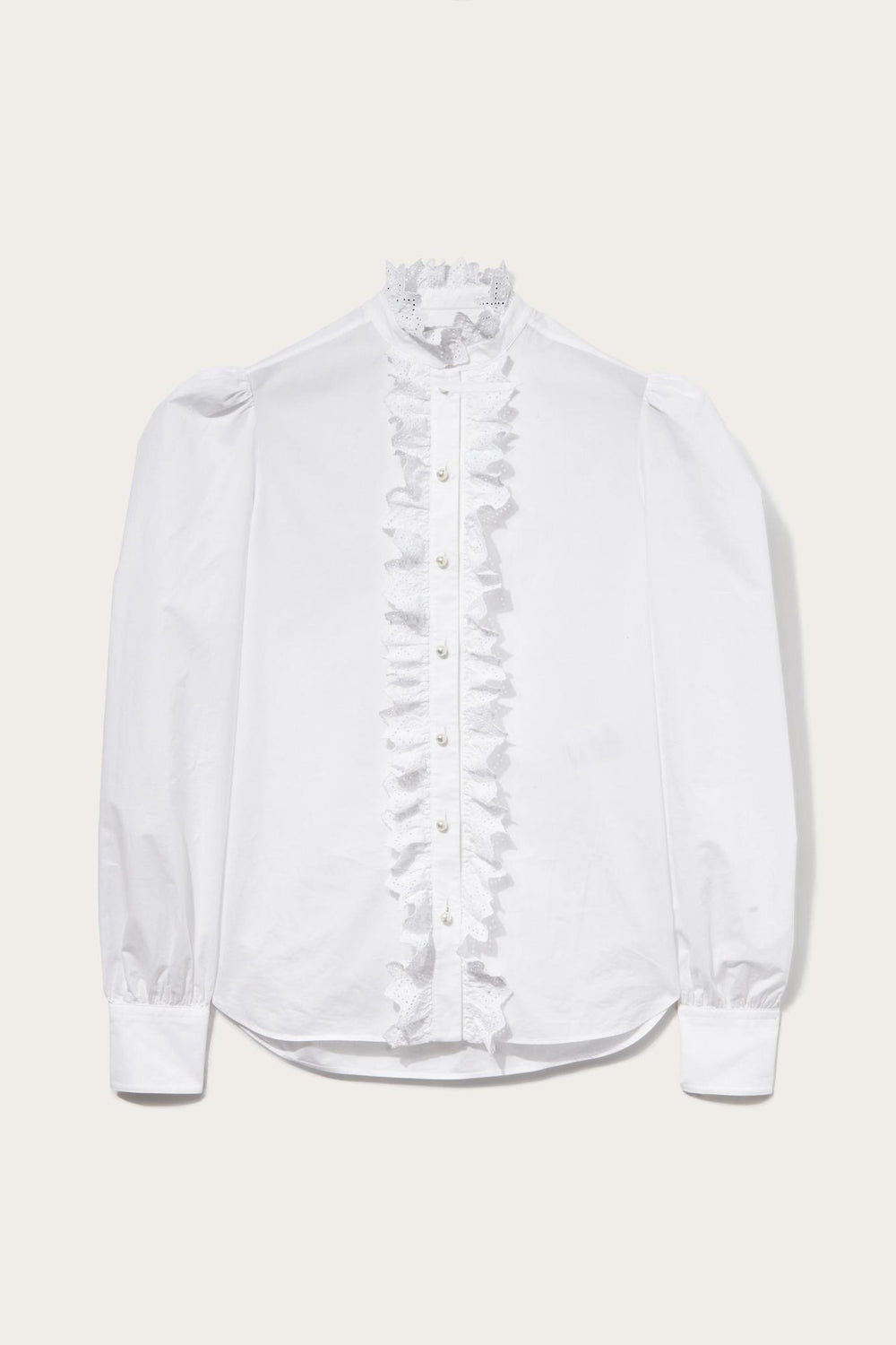 PUCCI Tops And Shirts | Women Ruffled Cotton Shirt