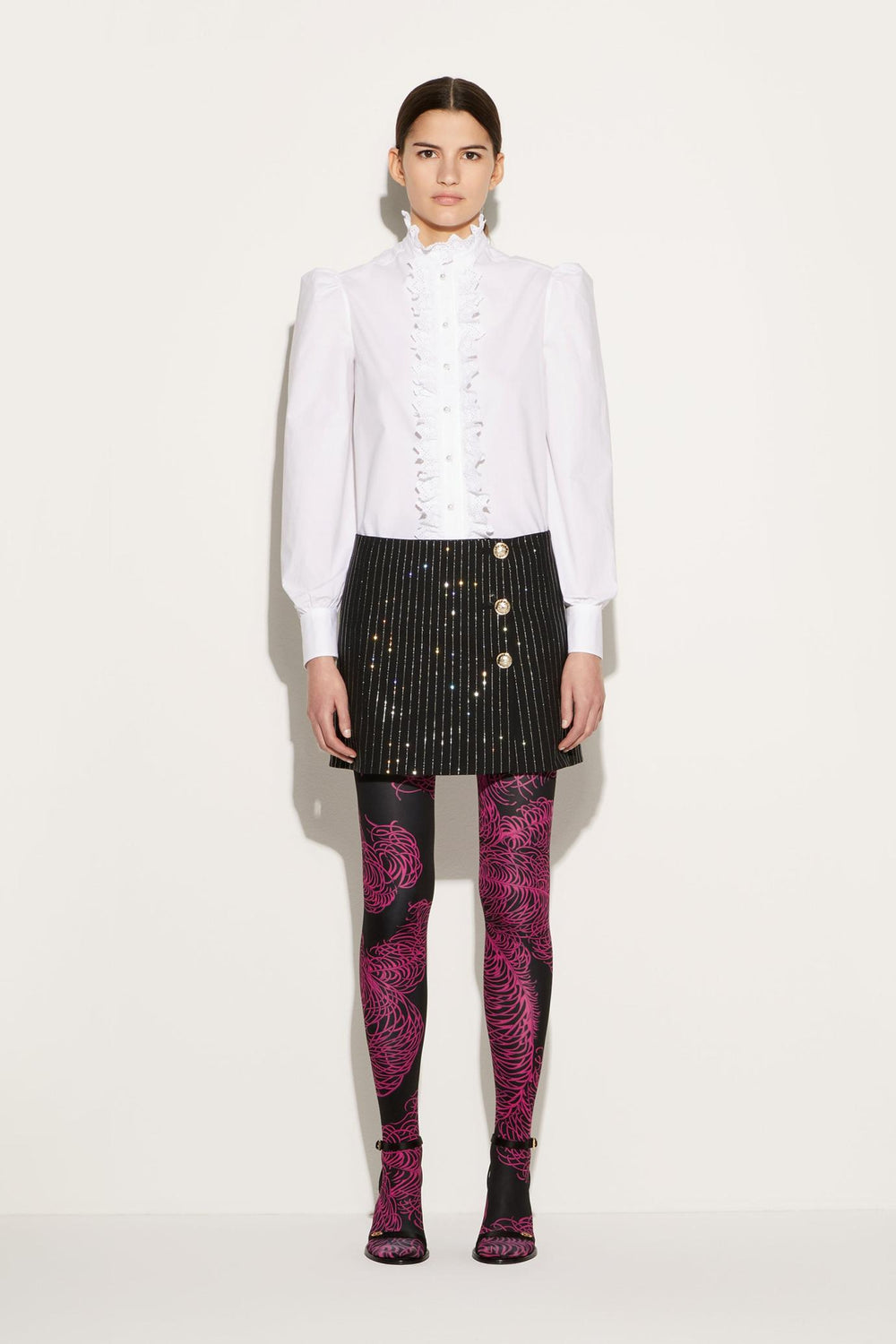 PUCCI Tops And Shirts | Women Ruffled Cotton Shirt