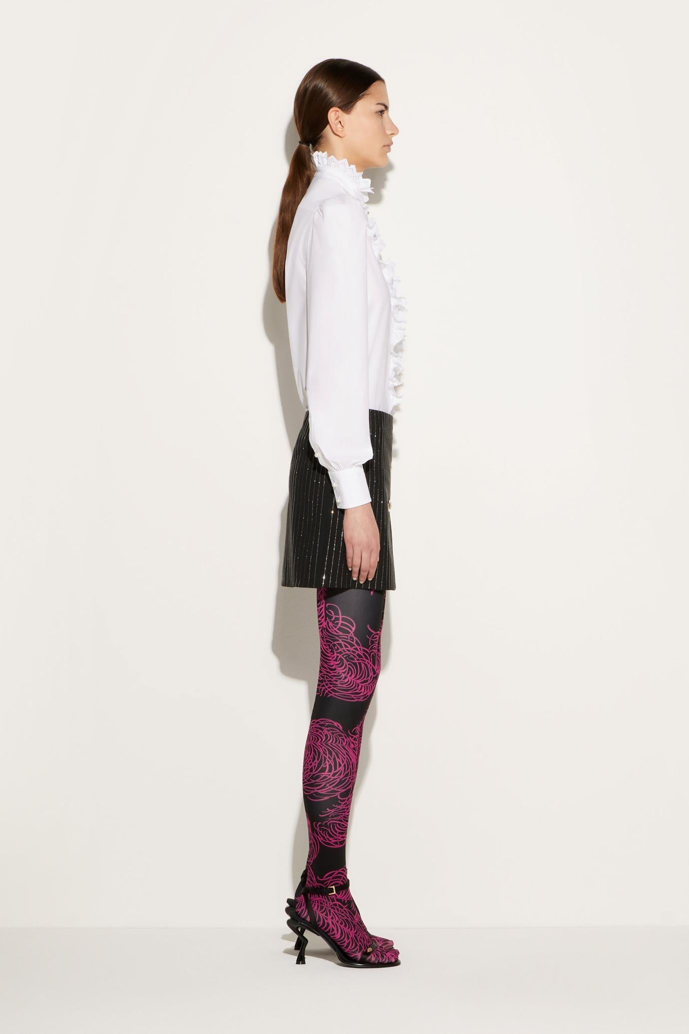 PUCCI Tops And Shirts | Women Ruffled Cotton Shirt