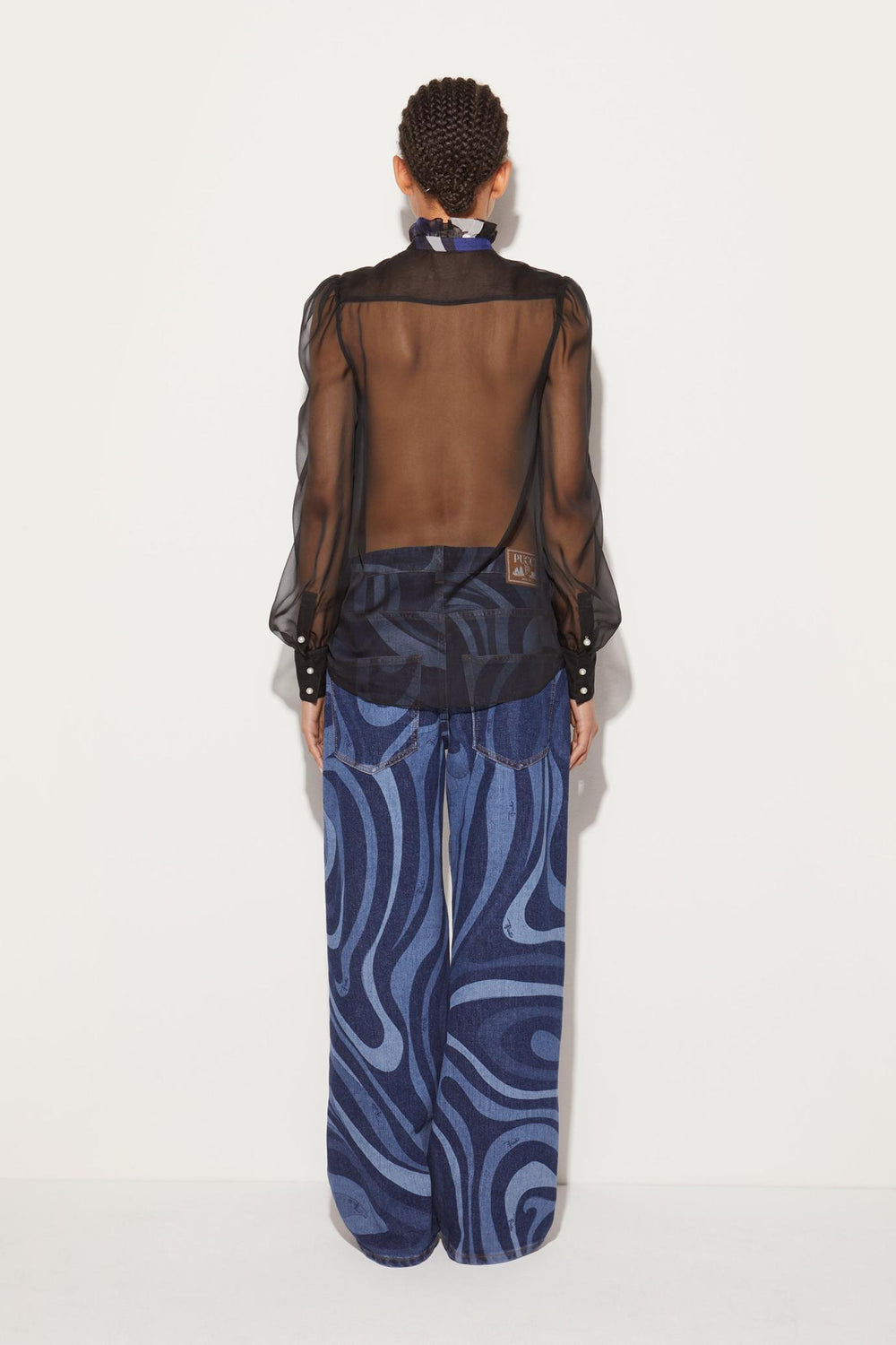 PUCCI Tops And Shirts | Women Ruffled Silk Shirt