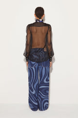 PUCCI Tops And Shirts | Women Ruffled Silk Shirt