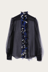 PUCCI Tops And Shirts | Women Ruffled Silk Shirt