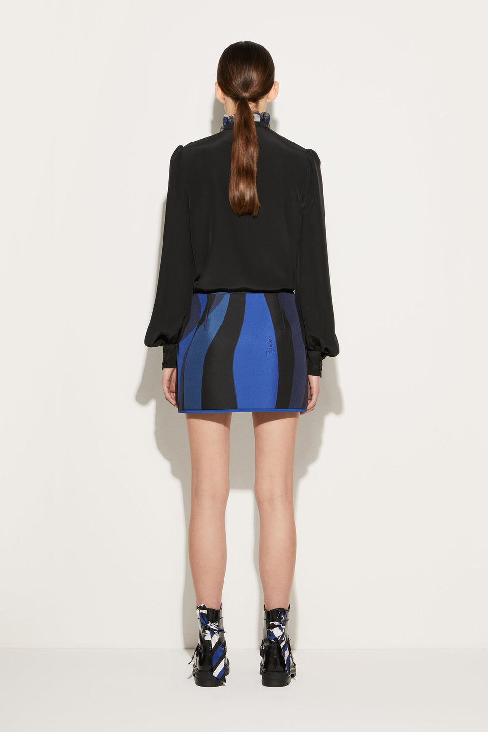 PUCCI Tops And Shirts | Women Ruffled Silk Top