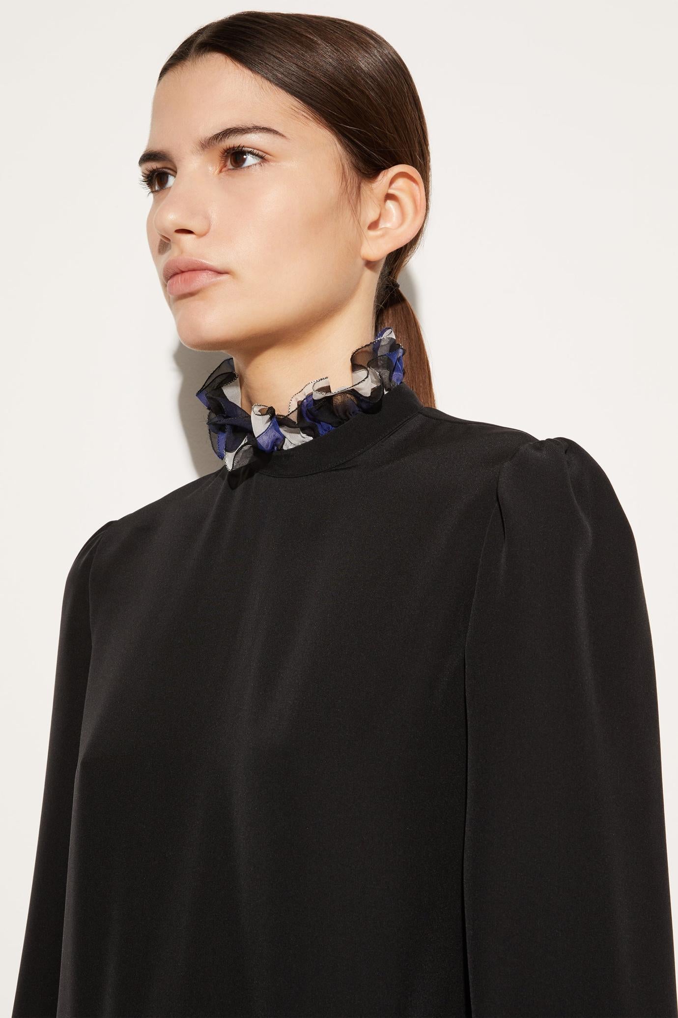 PUCCI Tops And Shirts | Women Ruffled Silk Top
