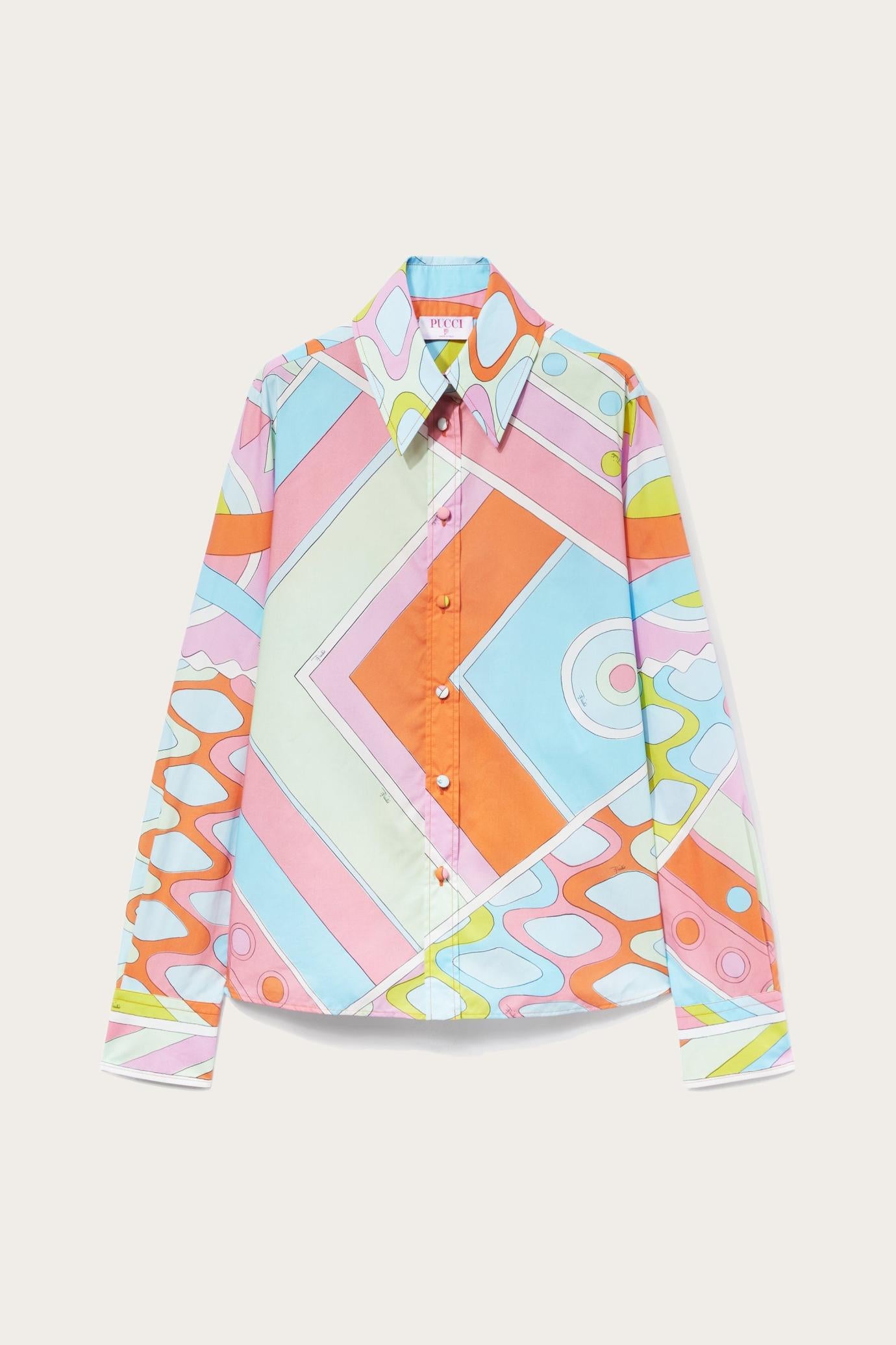 PUCCI Tops And Shirts | Women Vivara-Print Cotton Shirt