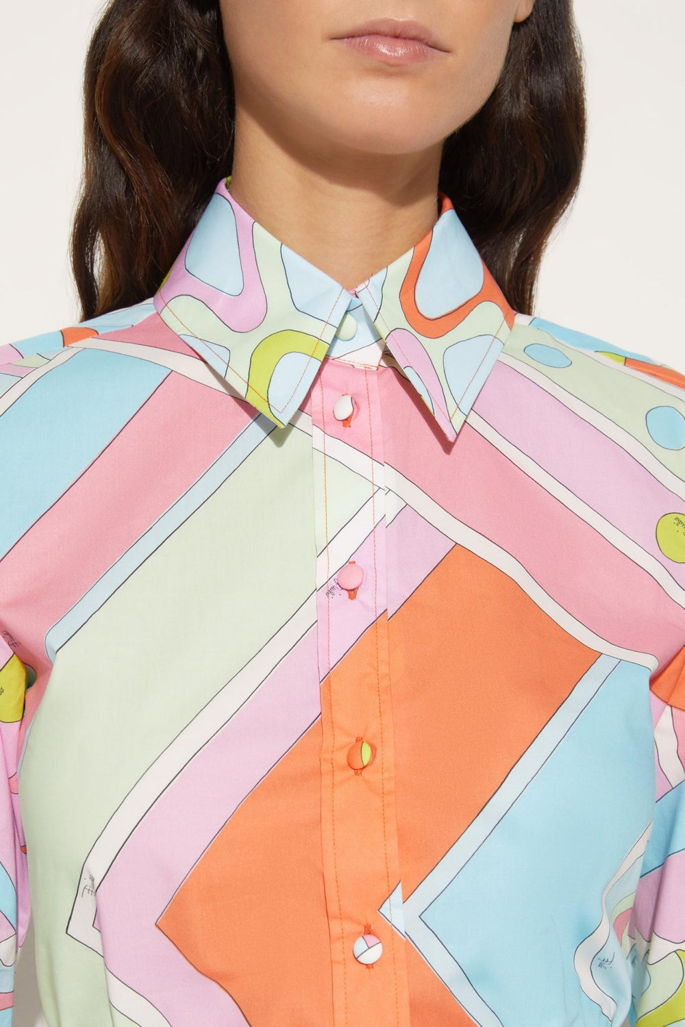 PUCCI Tops And Shirts | Women Vivara-Print Cotton Shirt