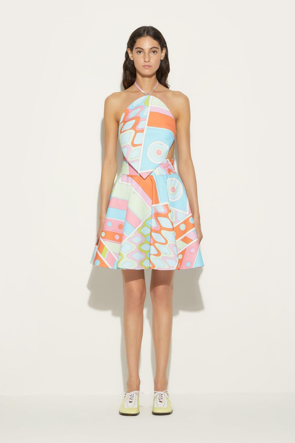 PUCCI Tops And Shirts | Women Vivara-Print Halterneck Top