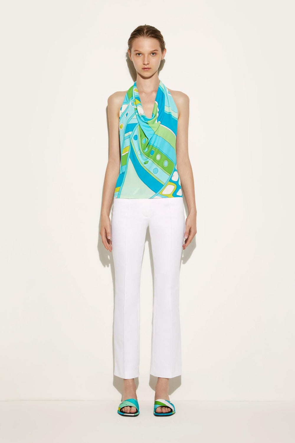 PUCCI Tops And Shirts | Women Vivara-Print Halterneck Top
