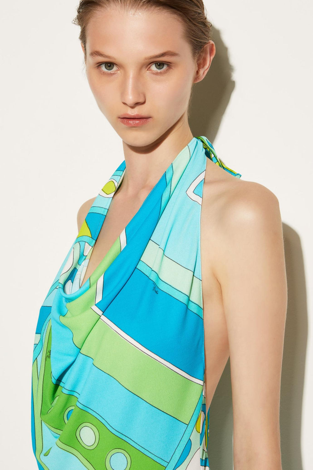 PUCCI Tops And Shirts | Women Vivara-Print Halterneck Top