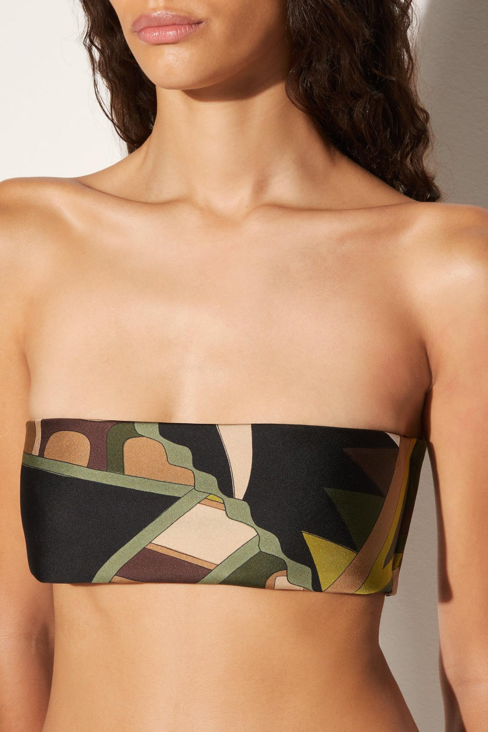 PUCCI Tops And Shirts | Women Vivara-Print Silk-Twill Bandeau