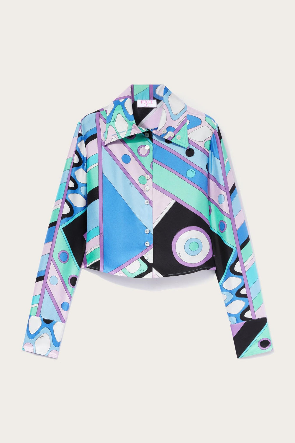 PUCCI Tops And Shirts | Women Vivara-Print Silk-Twill Shirt
