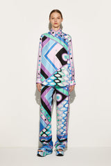 PUCCI Tops And Shirts | Women Vivara-Print Silk-Twill Shirt
