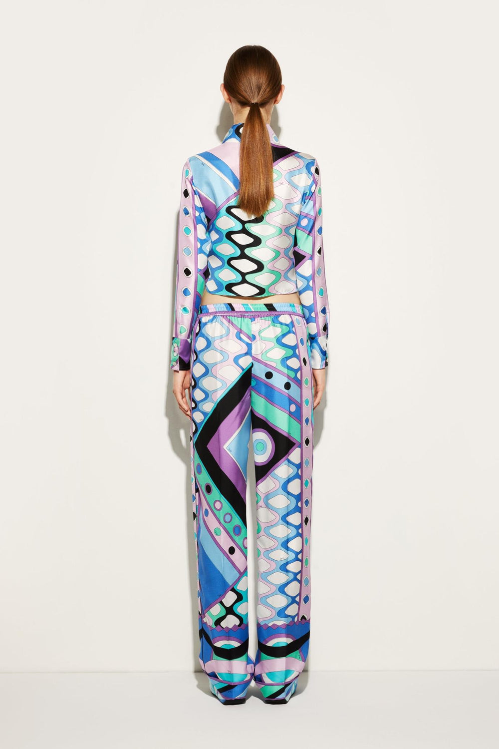 PUCCI Tops And Shirts | Women Vivara-Print Silk-Twill Shirt