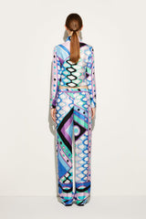 PUCCI Tops And Shirts | Women Vivara-Print Silk-Twill Shirt