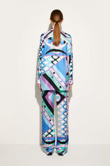 PUCCI Tops And Shirts | Women Vivara-Print Silk-Twill Shirt
