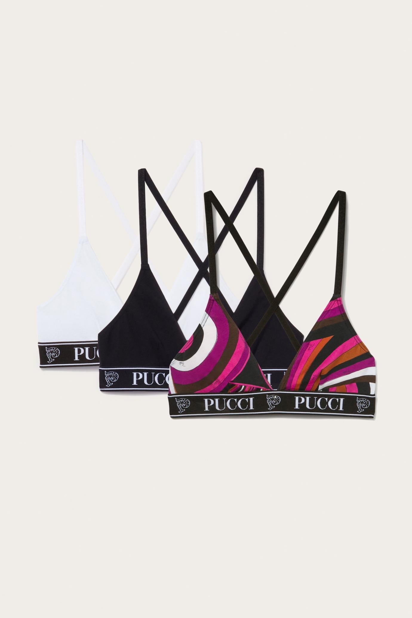 PUCCI Underwear | Women 3 Pack Triangle Bra